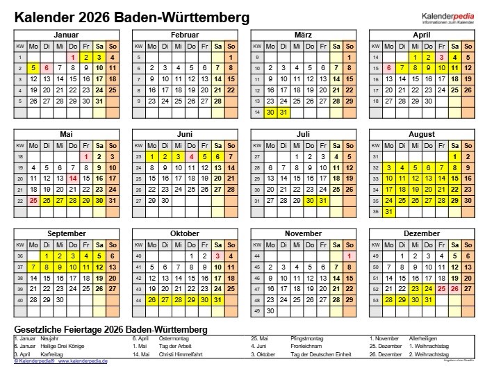 Kalender - �bersicht
